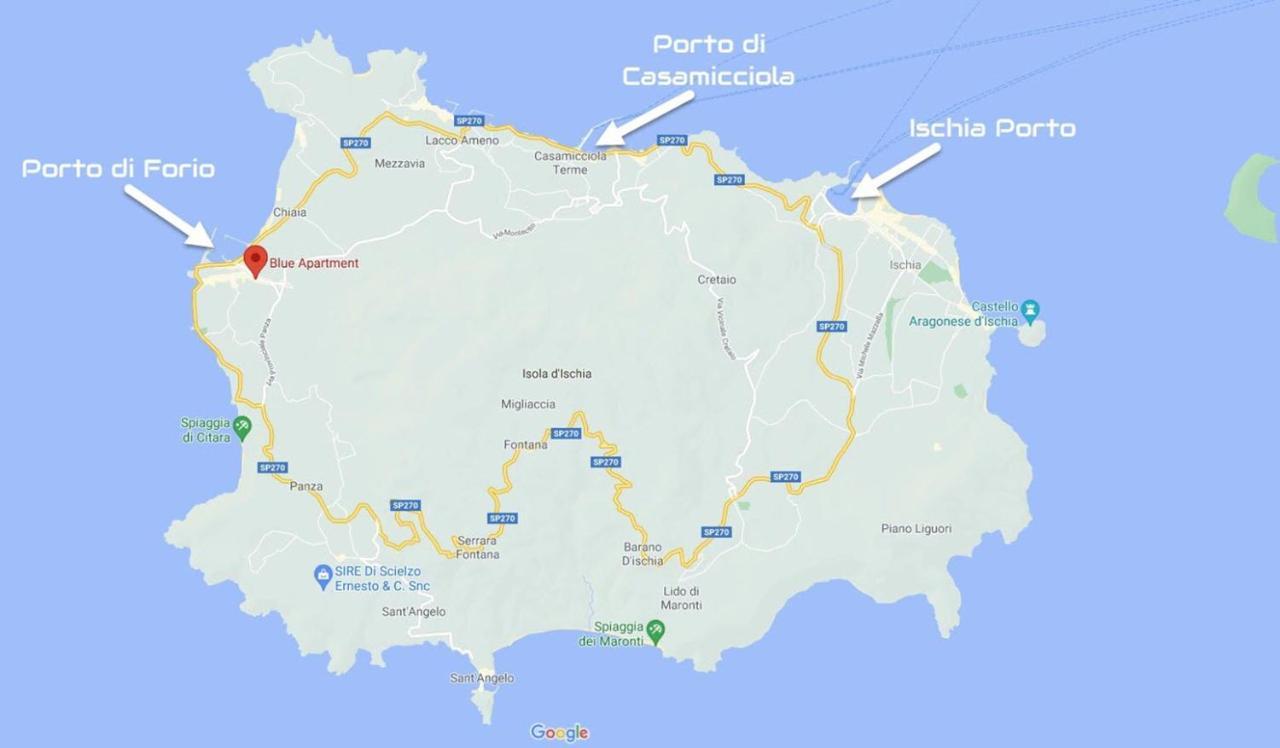 Blue Apartment Forio di Ischia Dış mekan fotoğraf